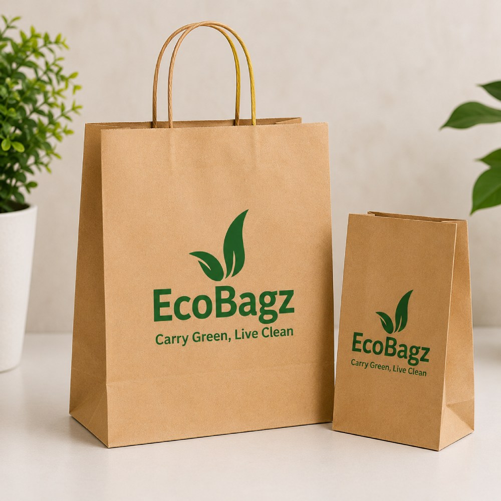 Paper & Kraft Bags by Eco Bagz